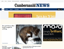Tablet Screenshot of cumbernauld-news.co.uk
